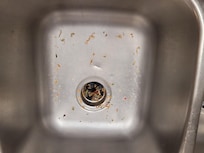 Kitchen sink upon arrival