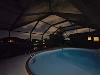 Night time swimming was awesome
