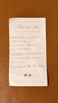 Carolina’s restaurant recommendations