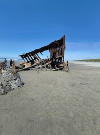 The wreck of Peter Iredale