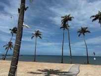 The day at the beach