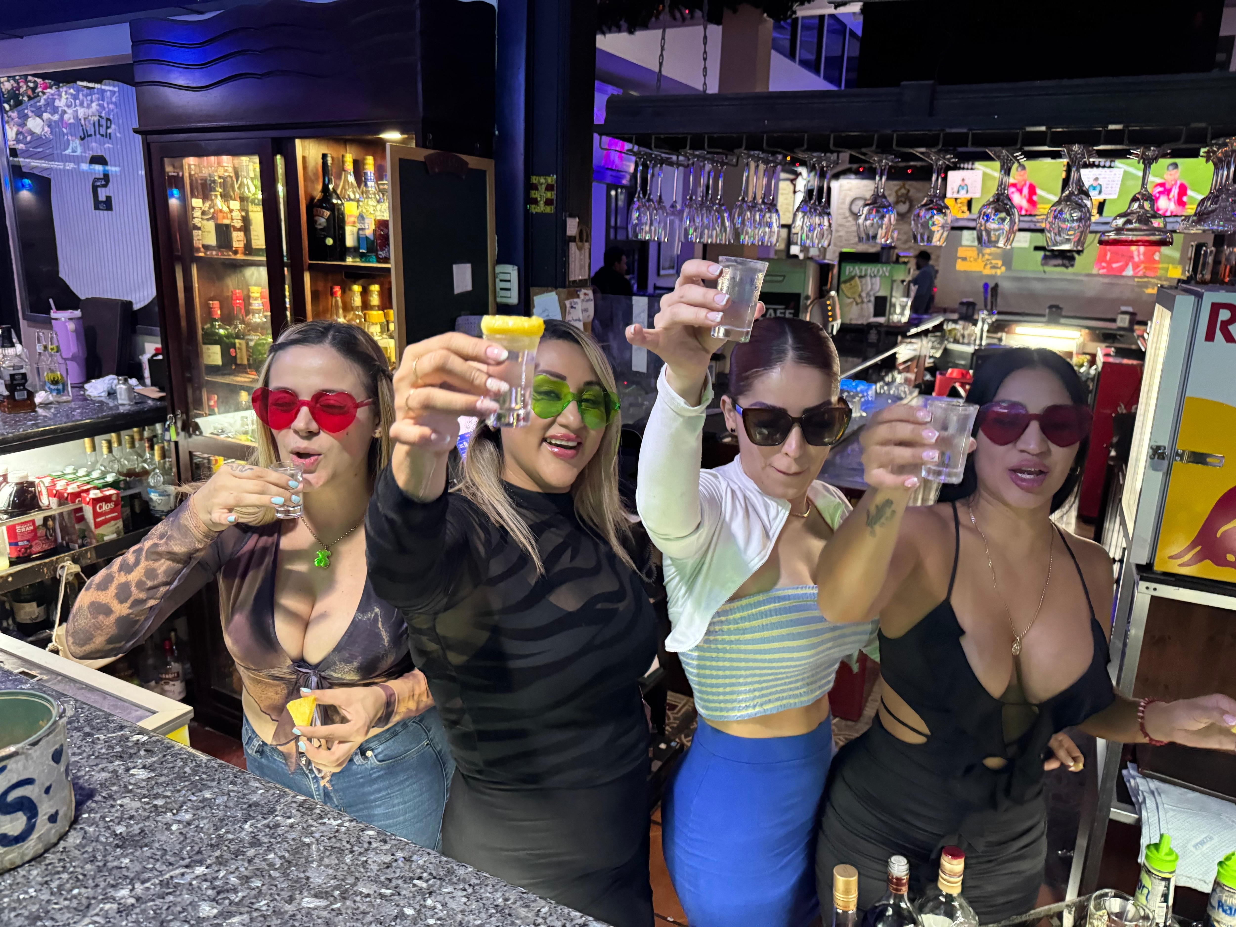 The bar staff is fun