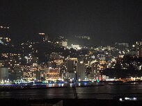 Night time city view