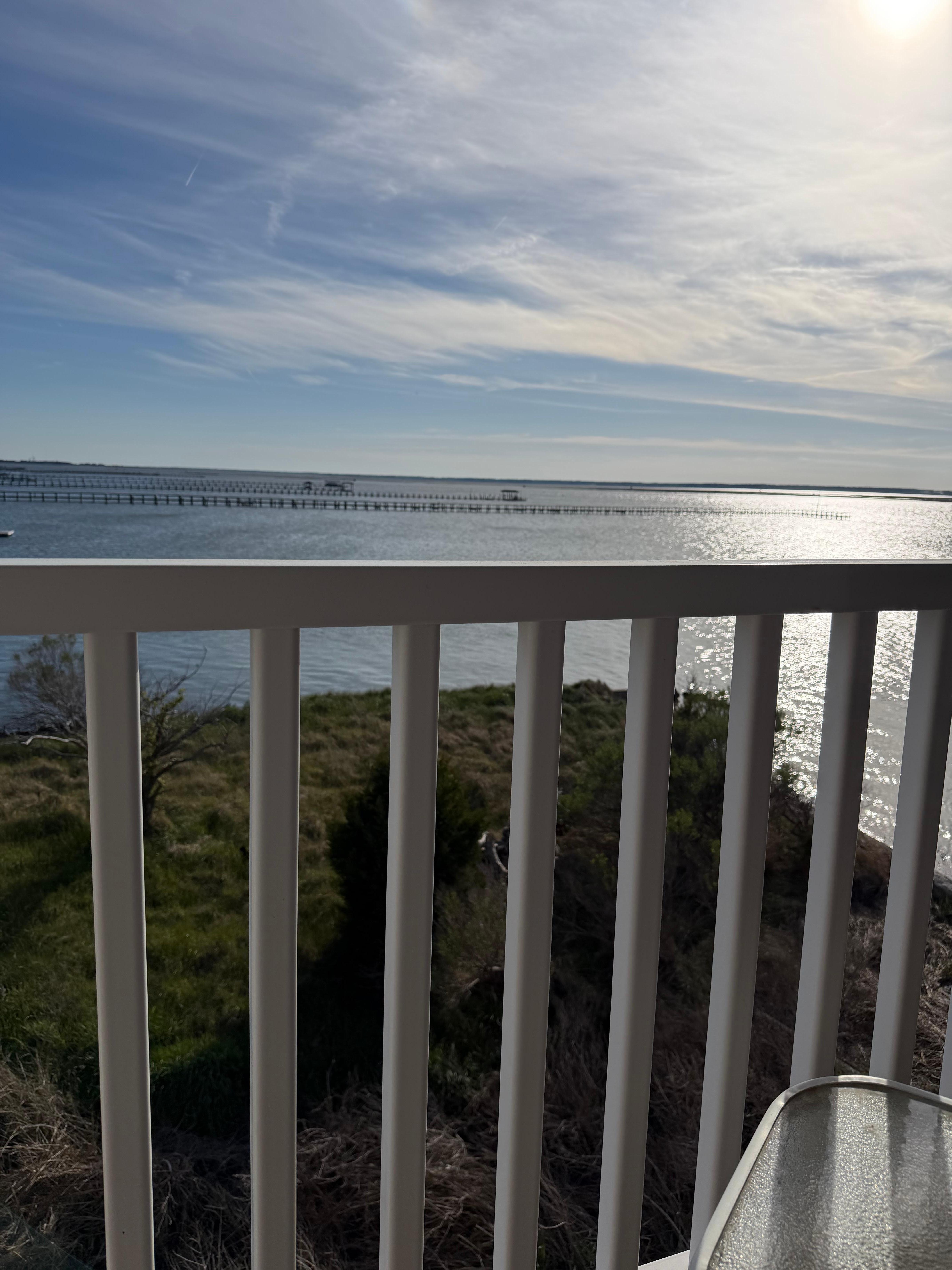 Water view from room. 