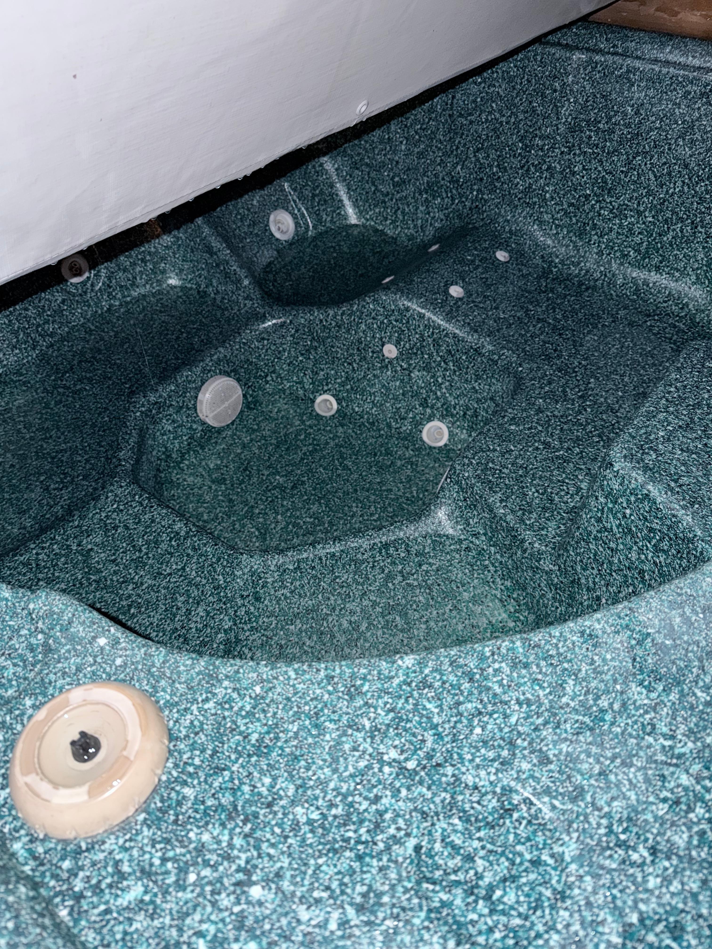 Inoperable hot tub