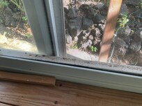 Window sills all not clean