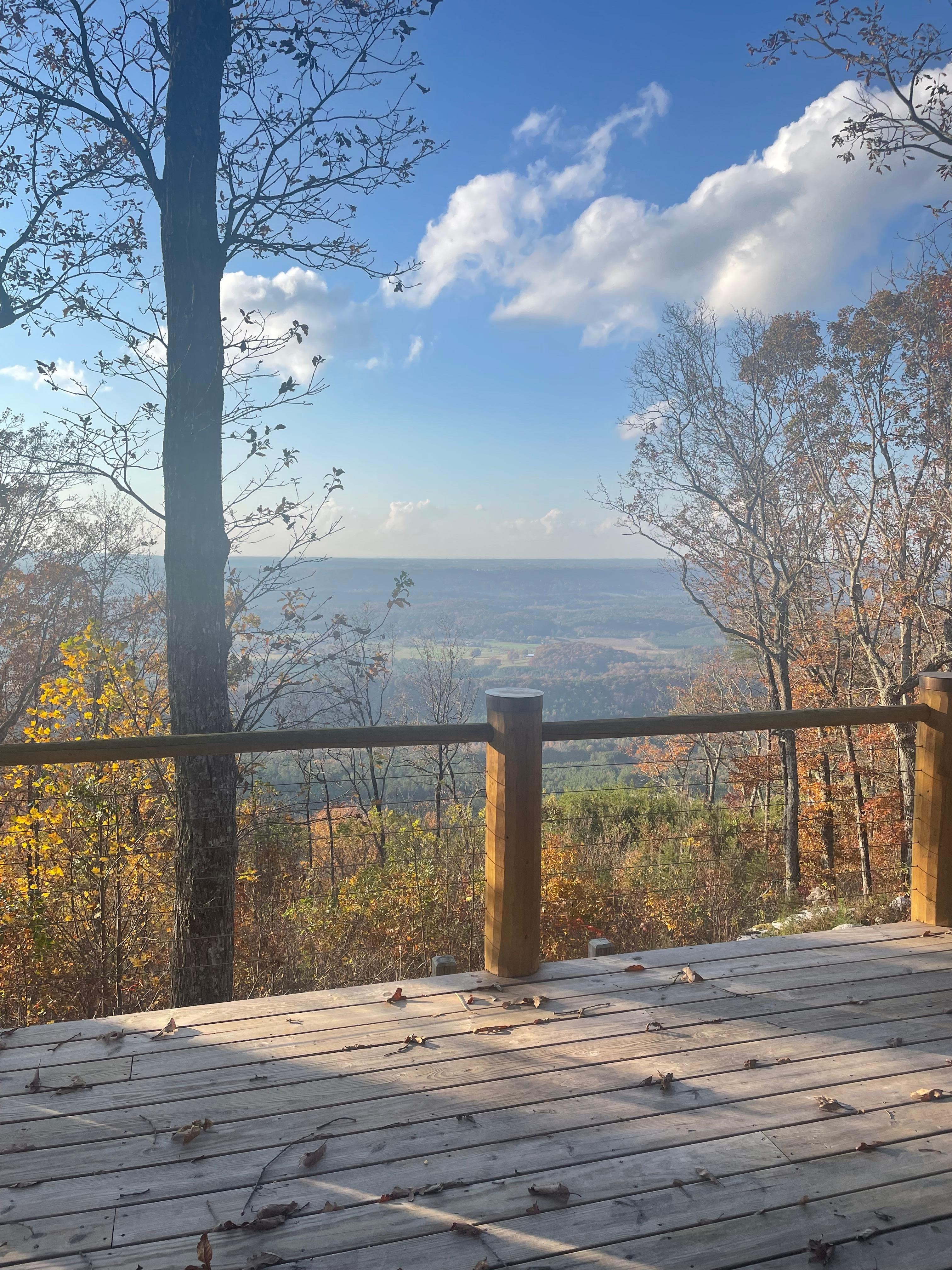 Back porch view, gorgeous.