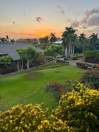 Sunset view from lanai
