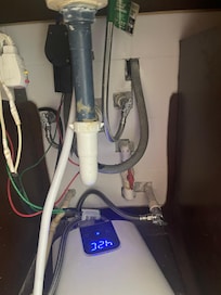 Hot water on if you want it