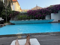 Enjoying our stay.