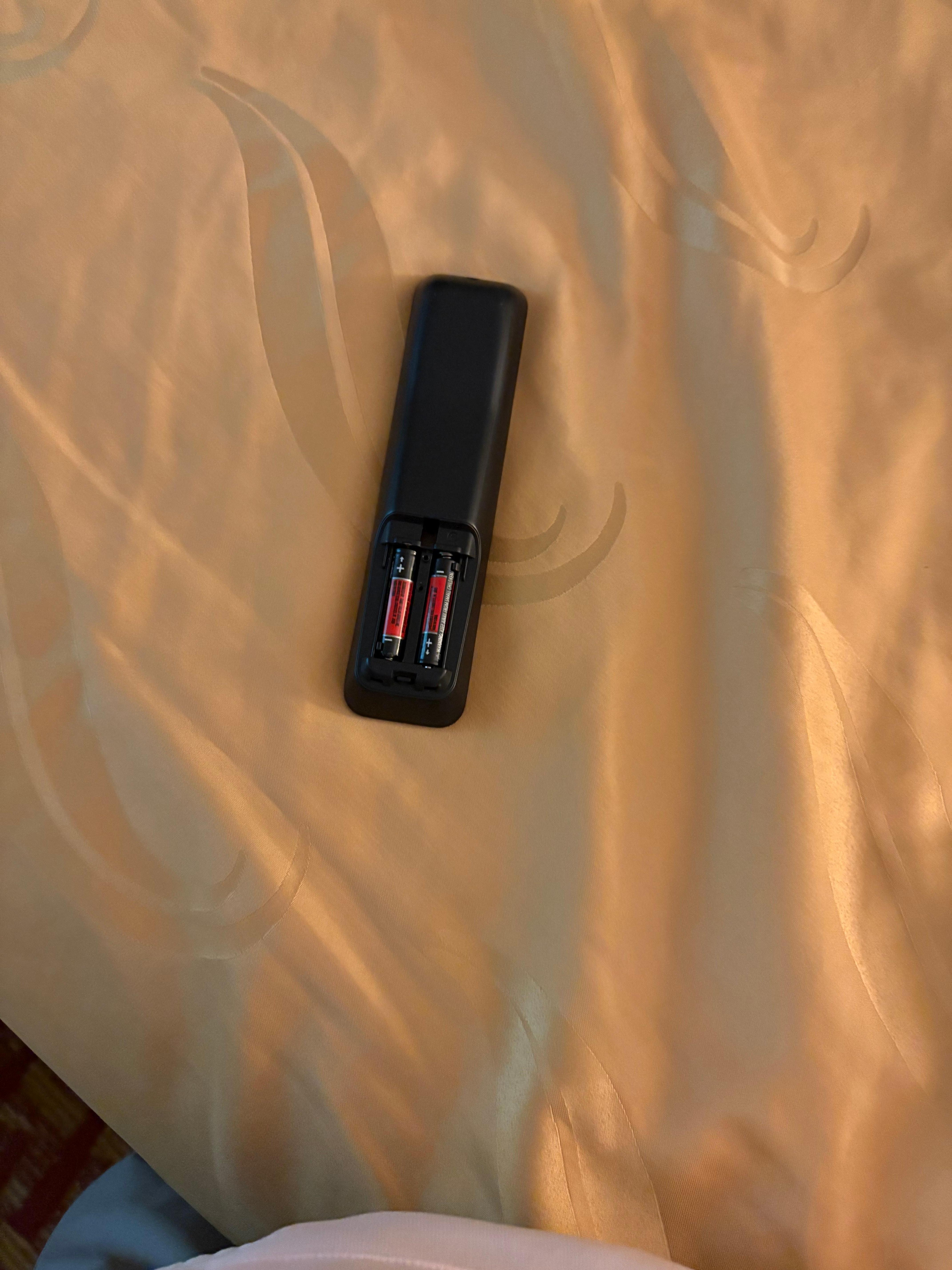 No back for remote so it wouldn’t work.