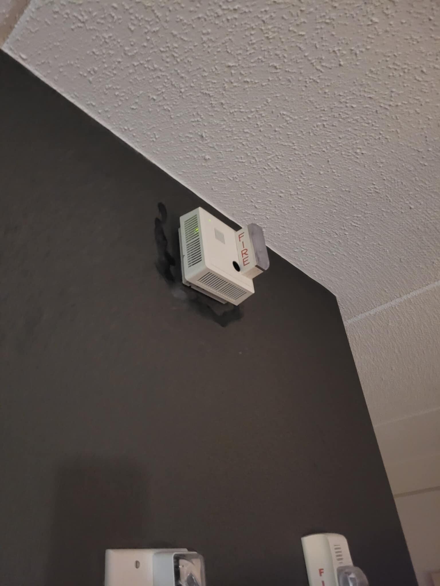 Patching around the ....smoke detector?