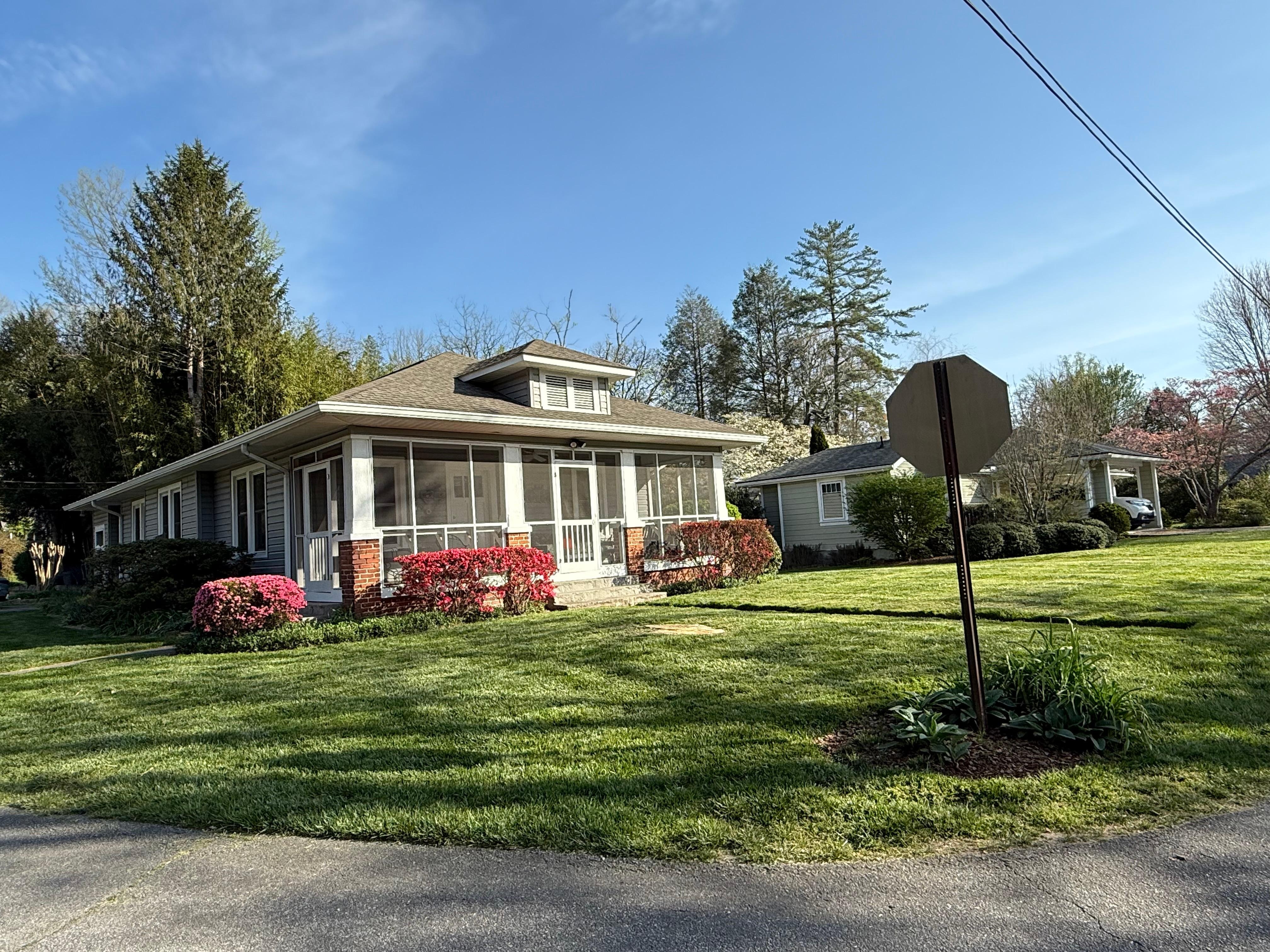 The house - we spent delightful times on the front porch. 