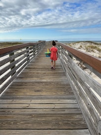 Nice walk to the beach