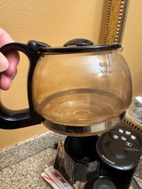 Coffee pot needed a very good cleaning
