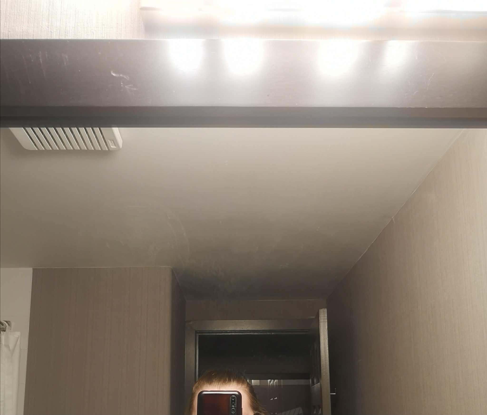 DIrty Mirror in first room