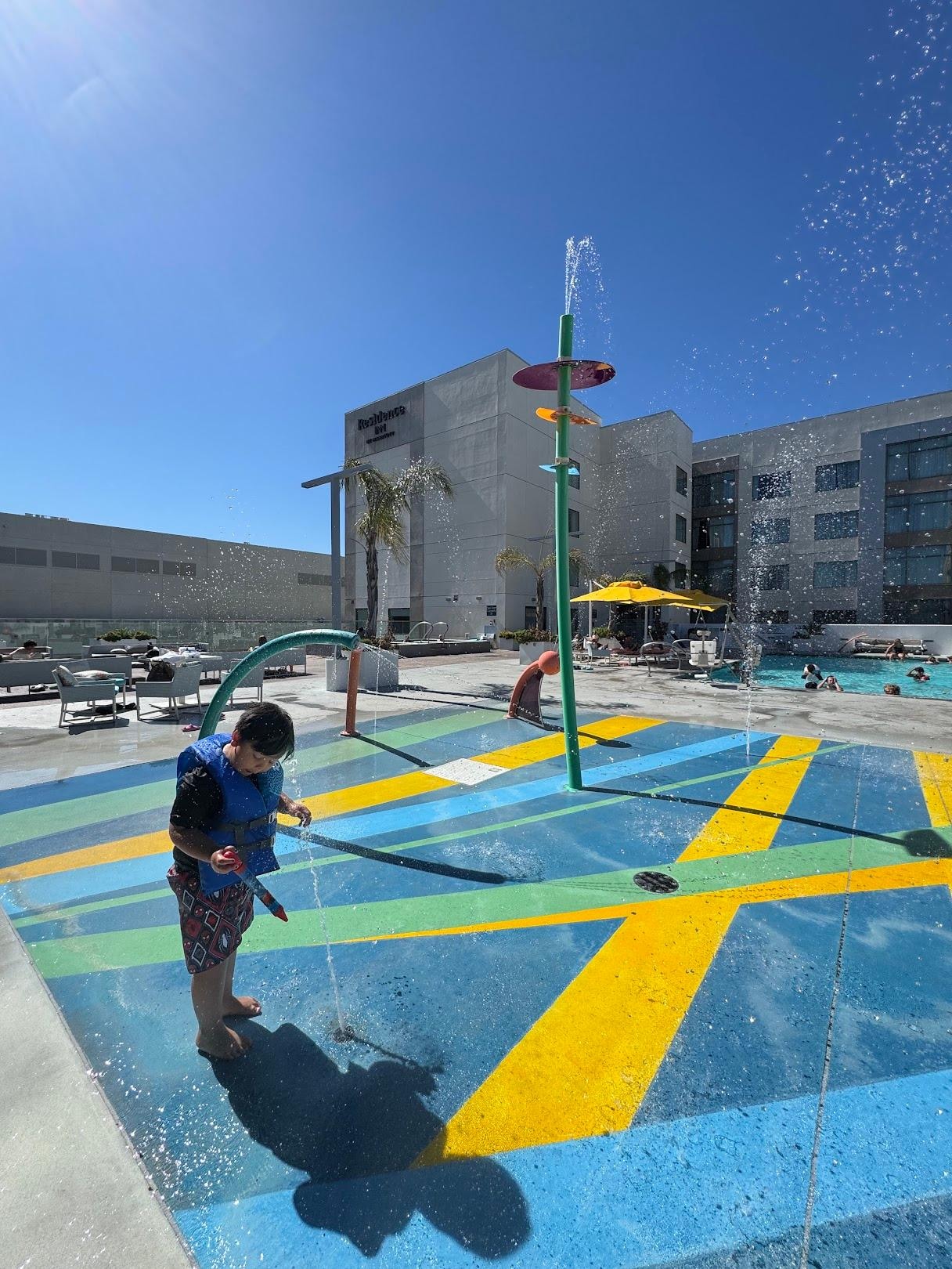 pool on the 6th floor