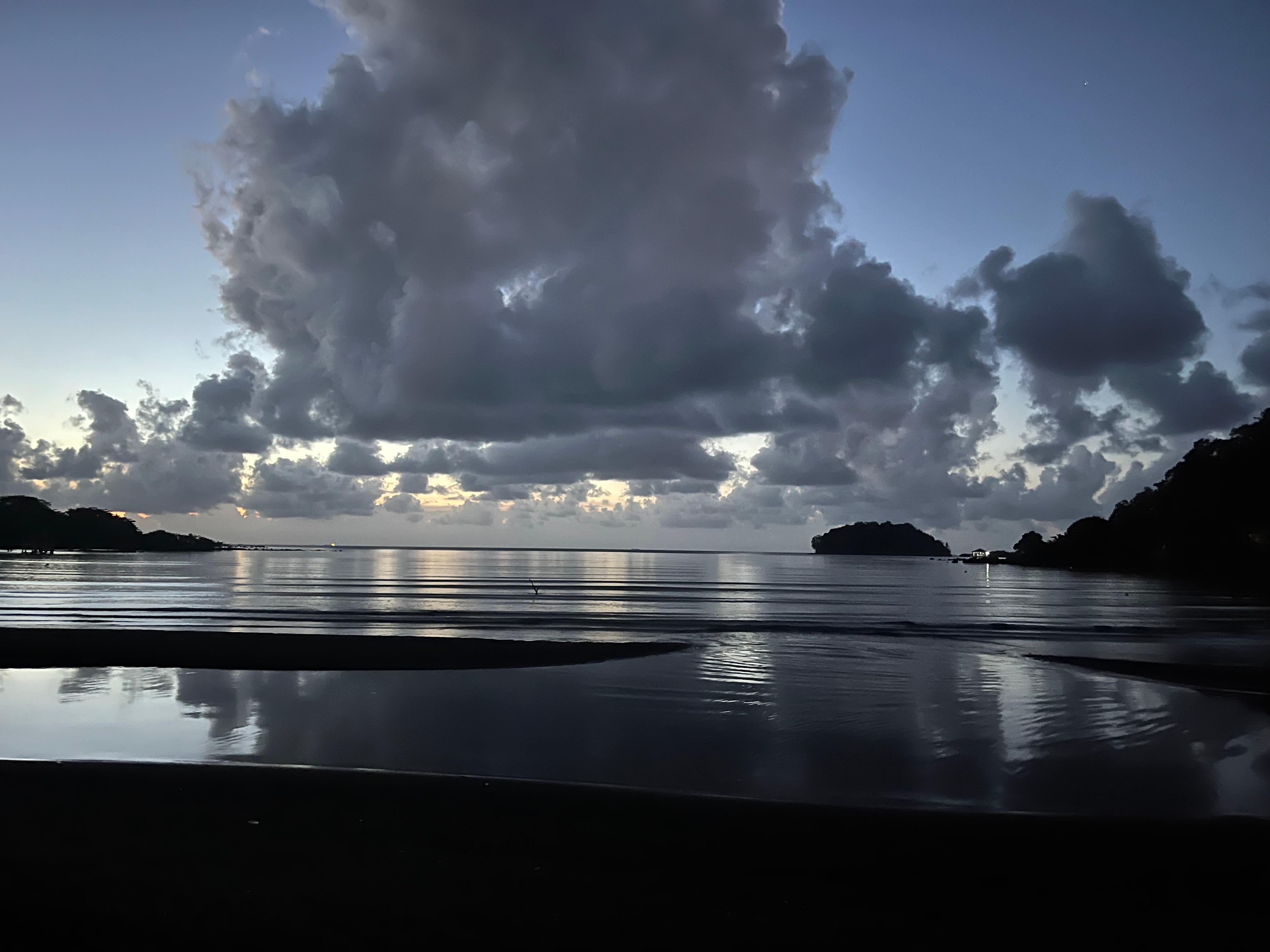 Stormy clouds from the back porch