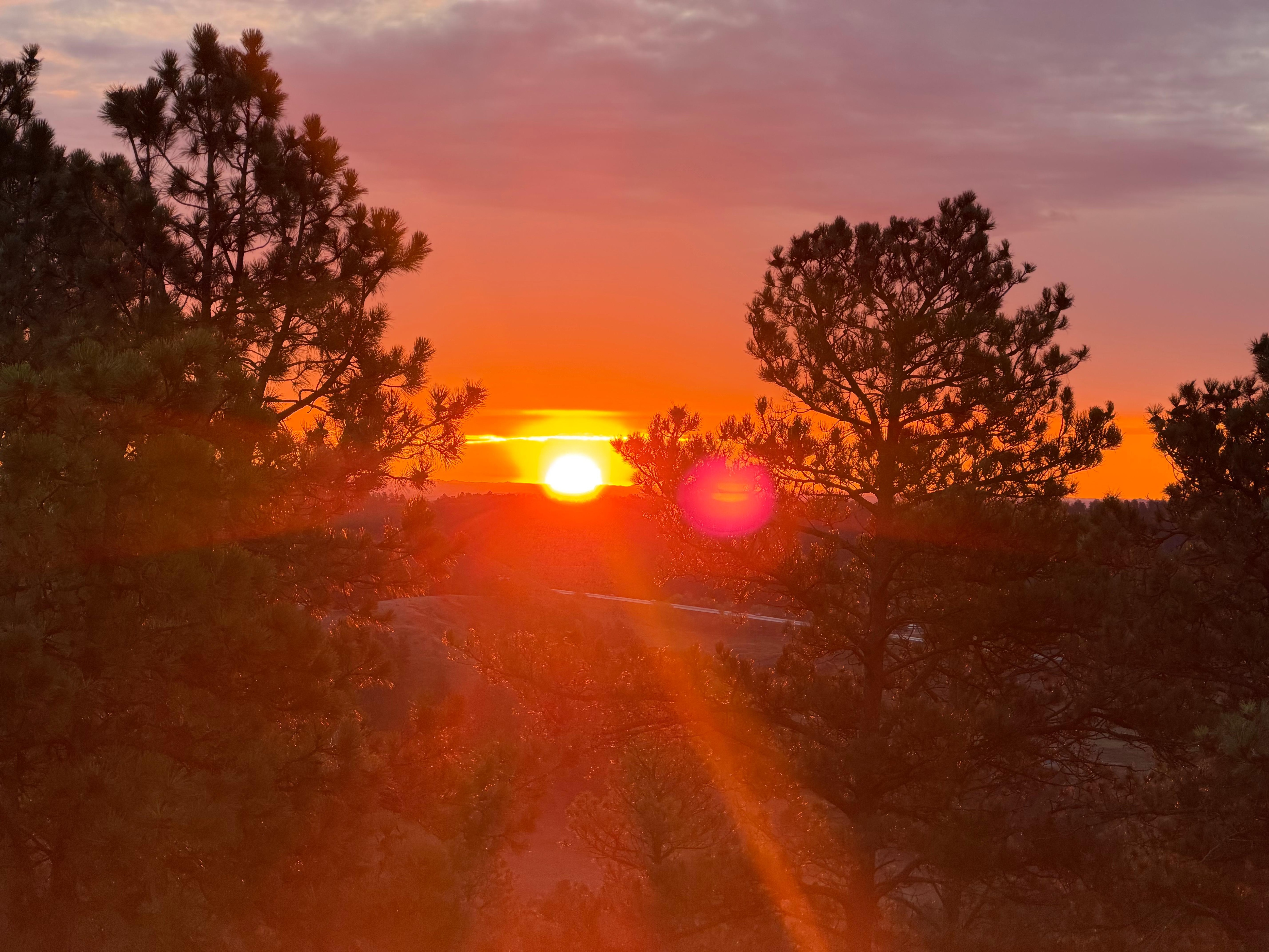 Beautiful Sunrise from deck