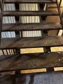 Stairway up to our room