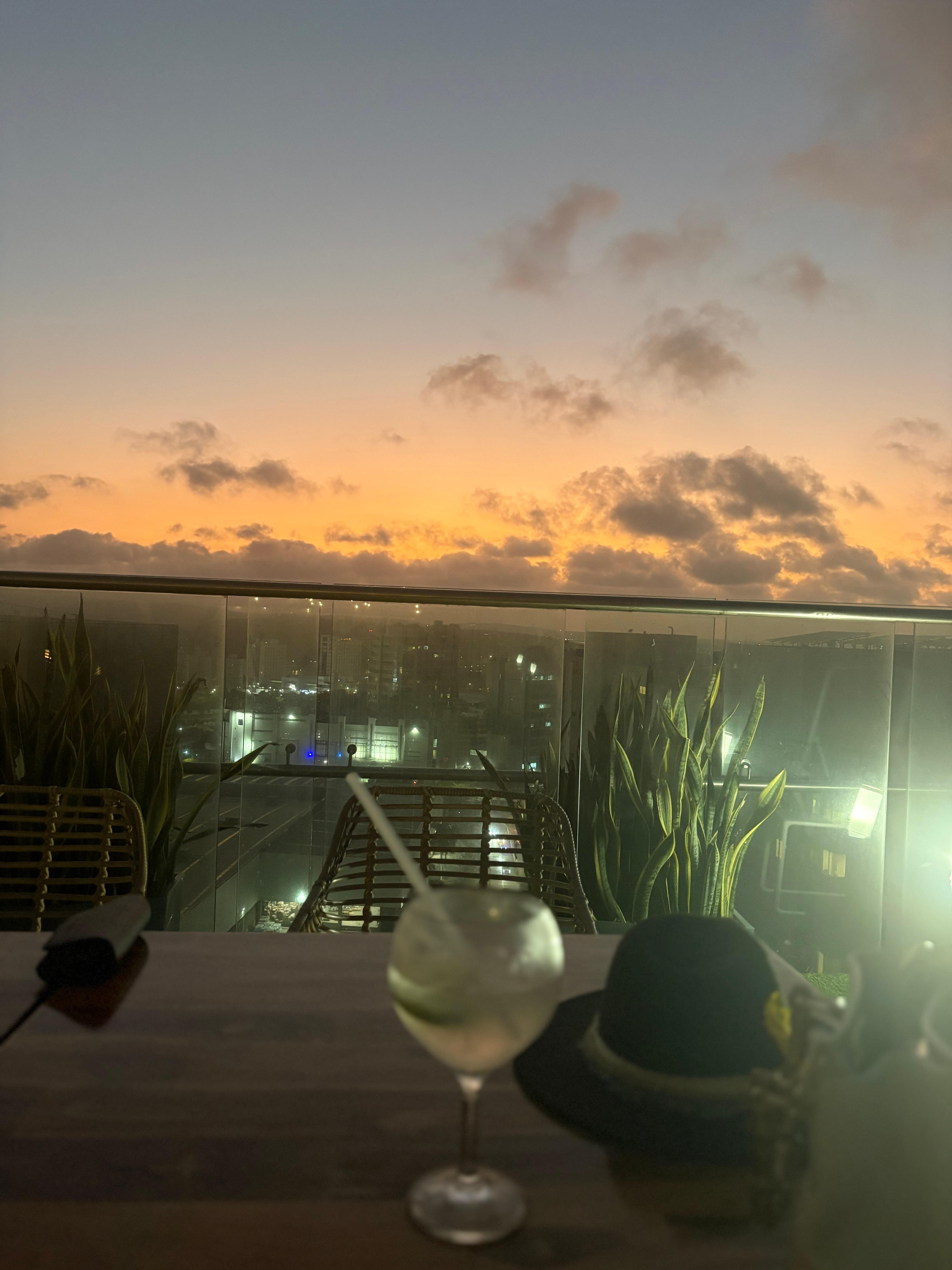 View from rooftop deck