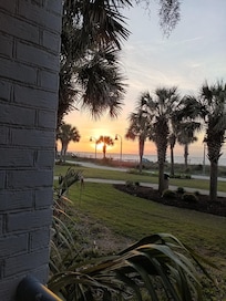 Sunrise from the balcony