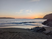 View from the pocket beach.