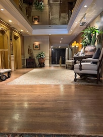 Hallway to elevators