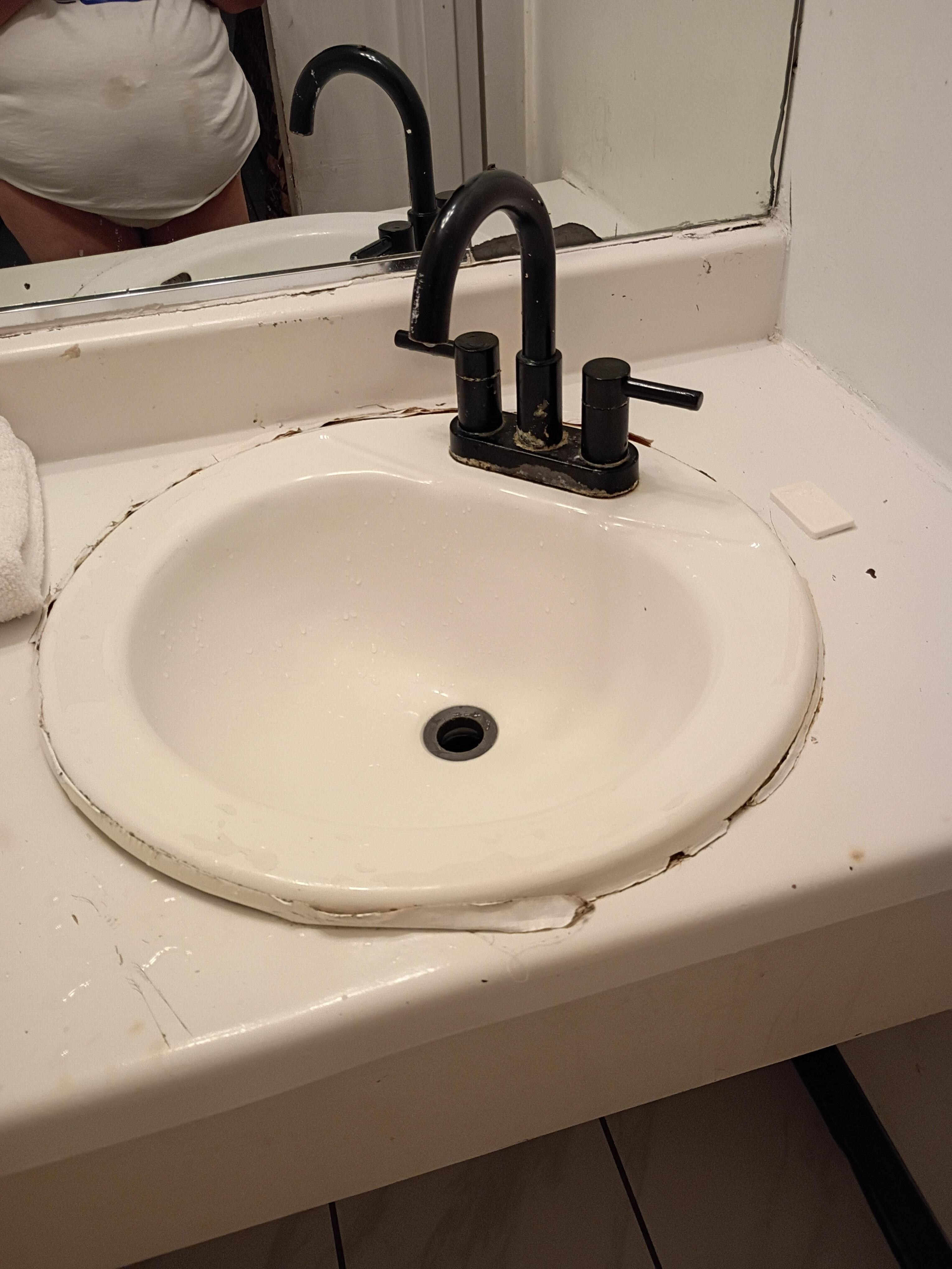 There were live ticks walking inside the sink
