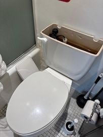 Had to keep the lid off in order to manually refill the toilet
