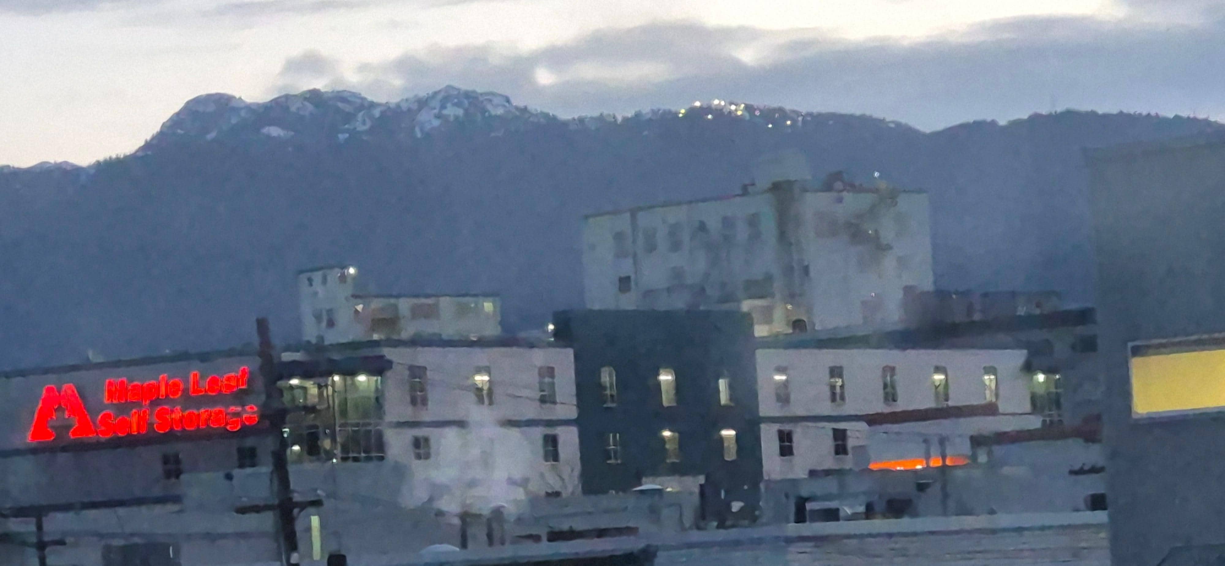 Looking out the window