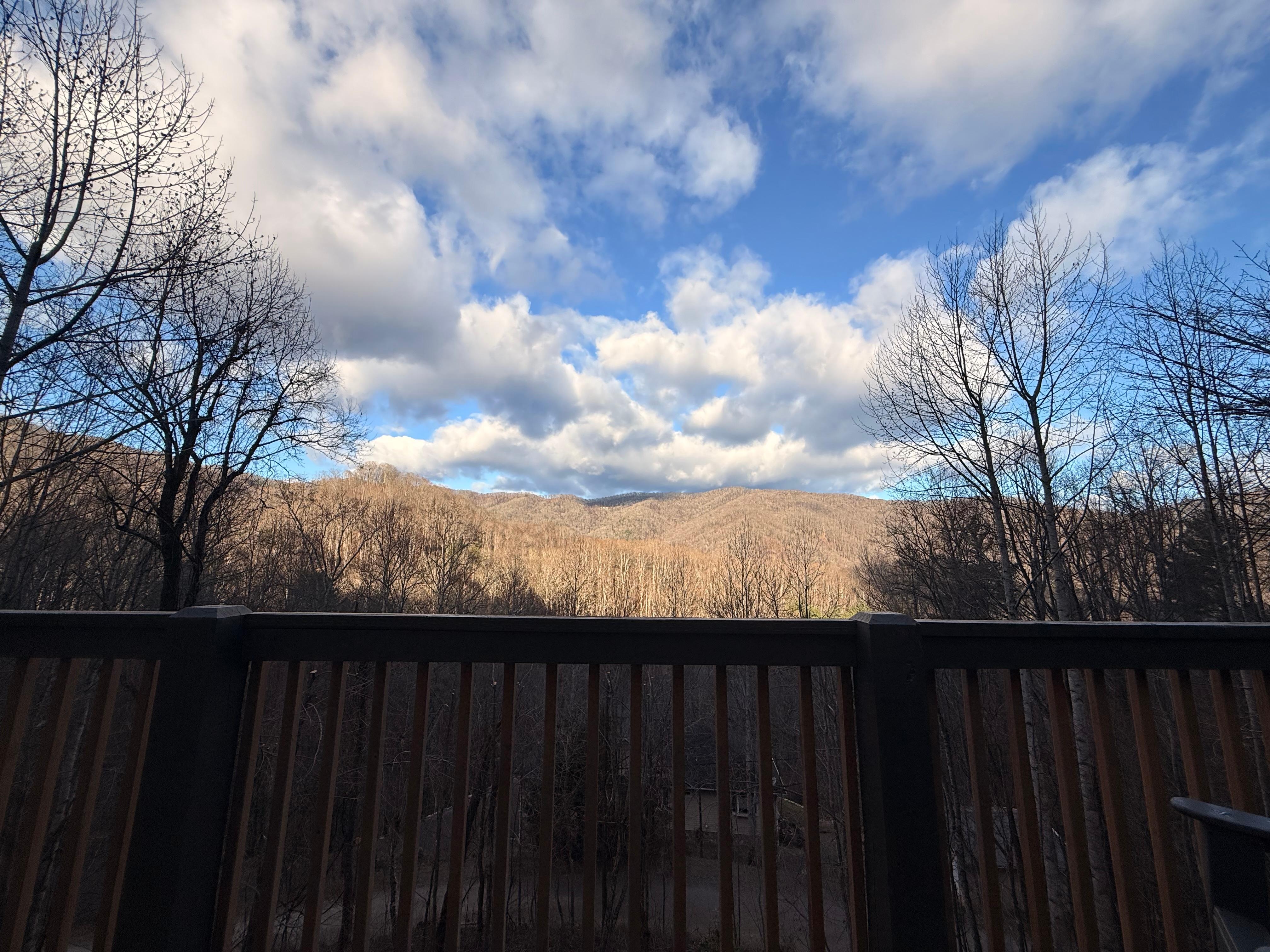 View from the balcony 