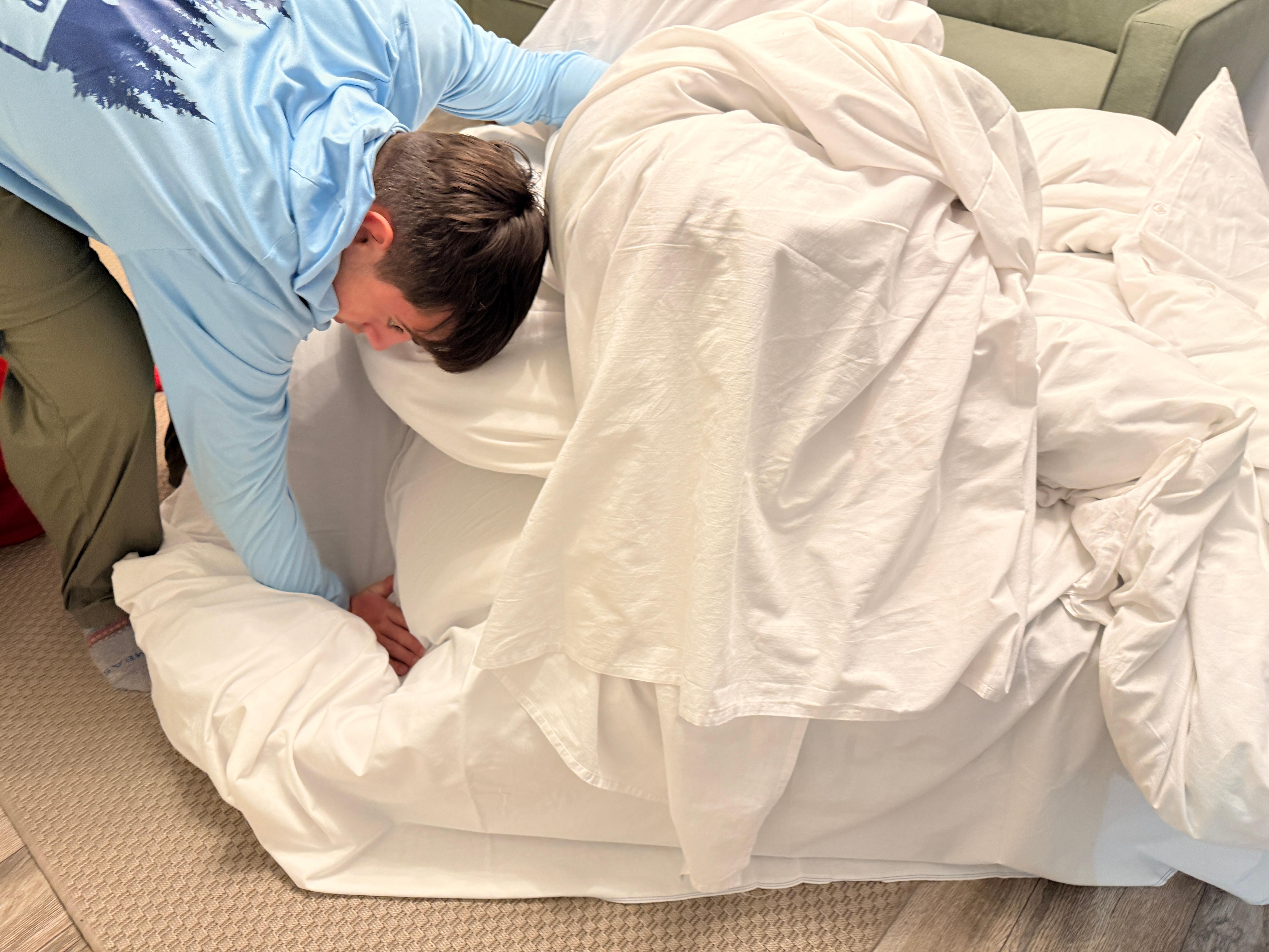 Other air bed leaks, held air for about 2 hr