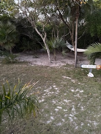 The start of the path to the beach from The Fitz