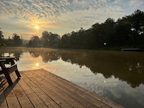 Peaceful morning on the dock
