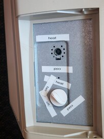Knob missing from airconditioner