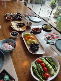 Breakfast and coffee everyday