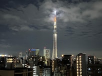 Vista panoramica dalla terrazza all’ultimo piano.