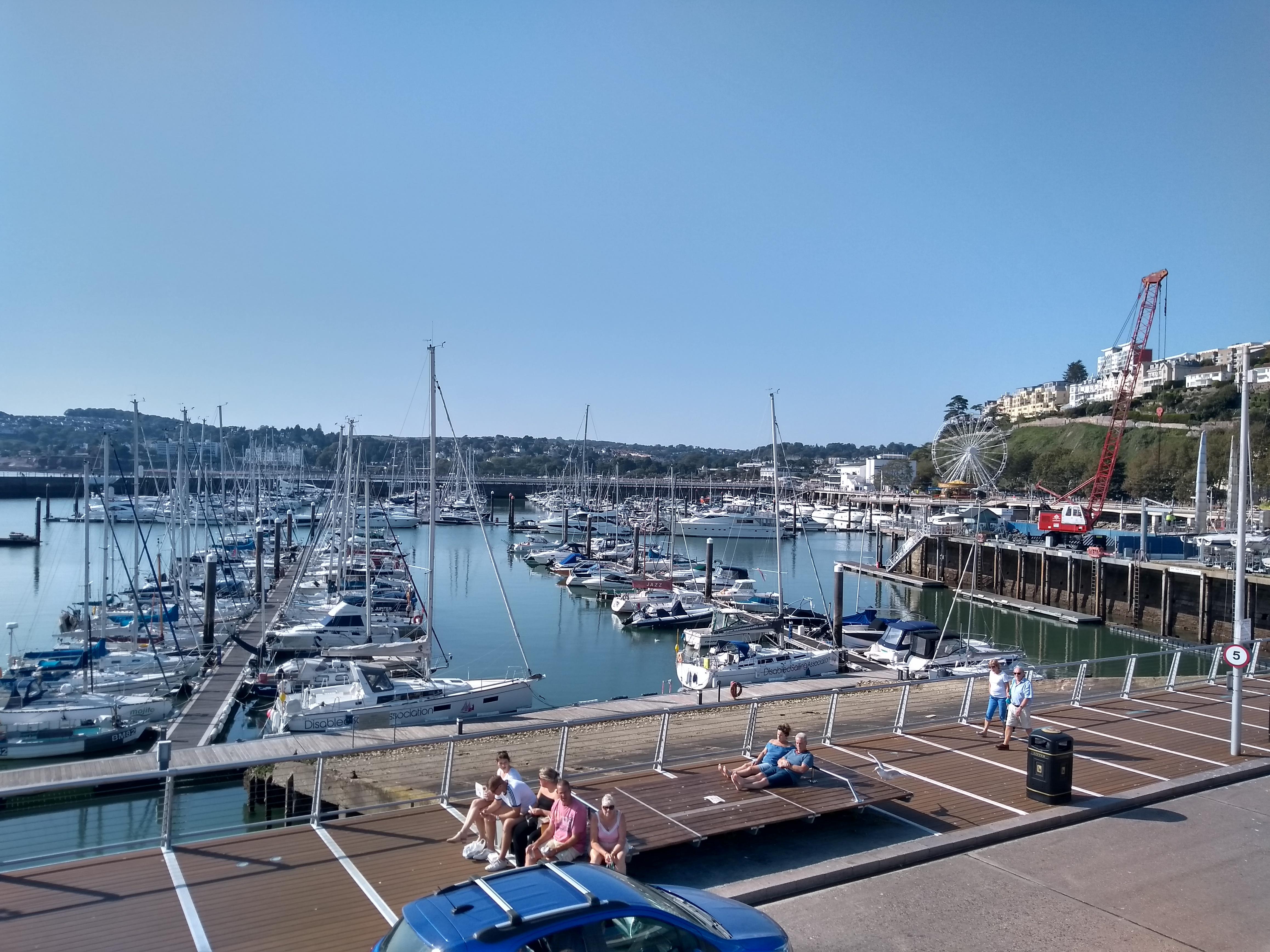 View from harvester pub from the Terrace