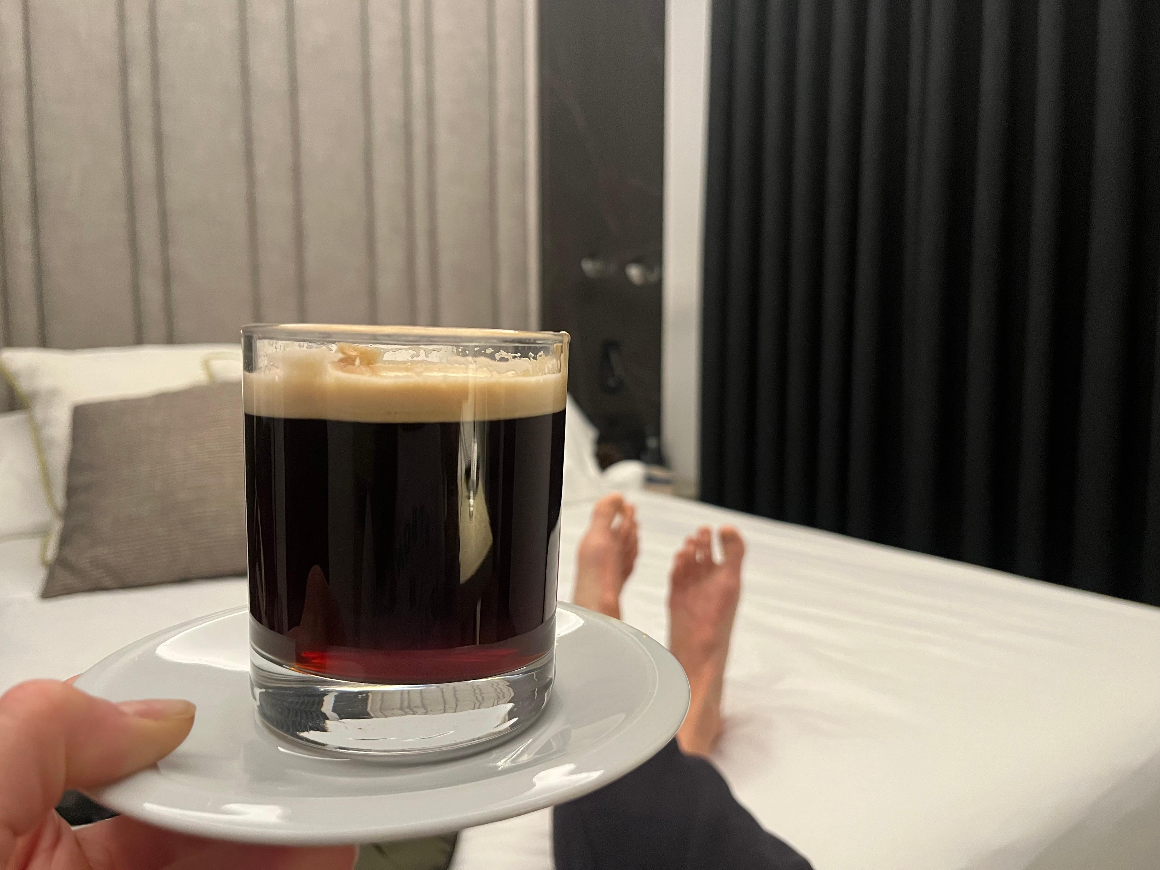 Nespresso in the room! 