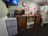 Cute little breakfast set up.