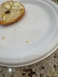 Hair in the eggs during bfast