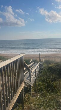Only a few feet from the beach!