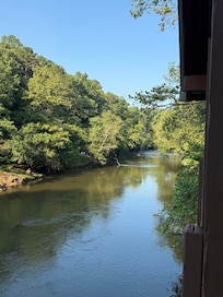 View from cabin deck