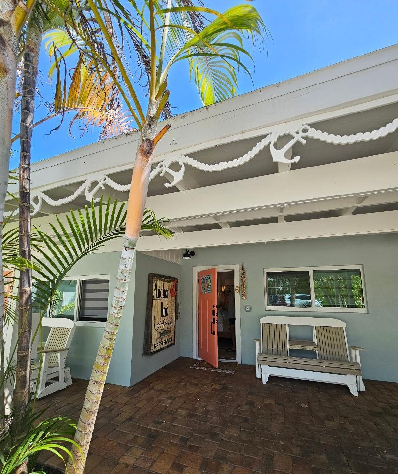 exterior of our room