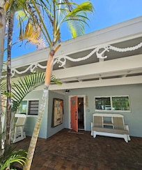 exterior of our room