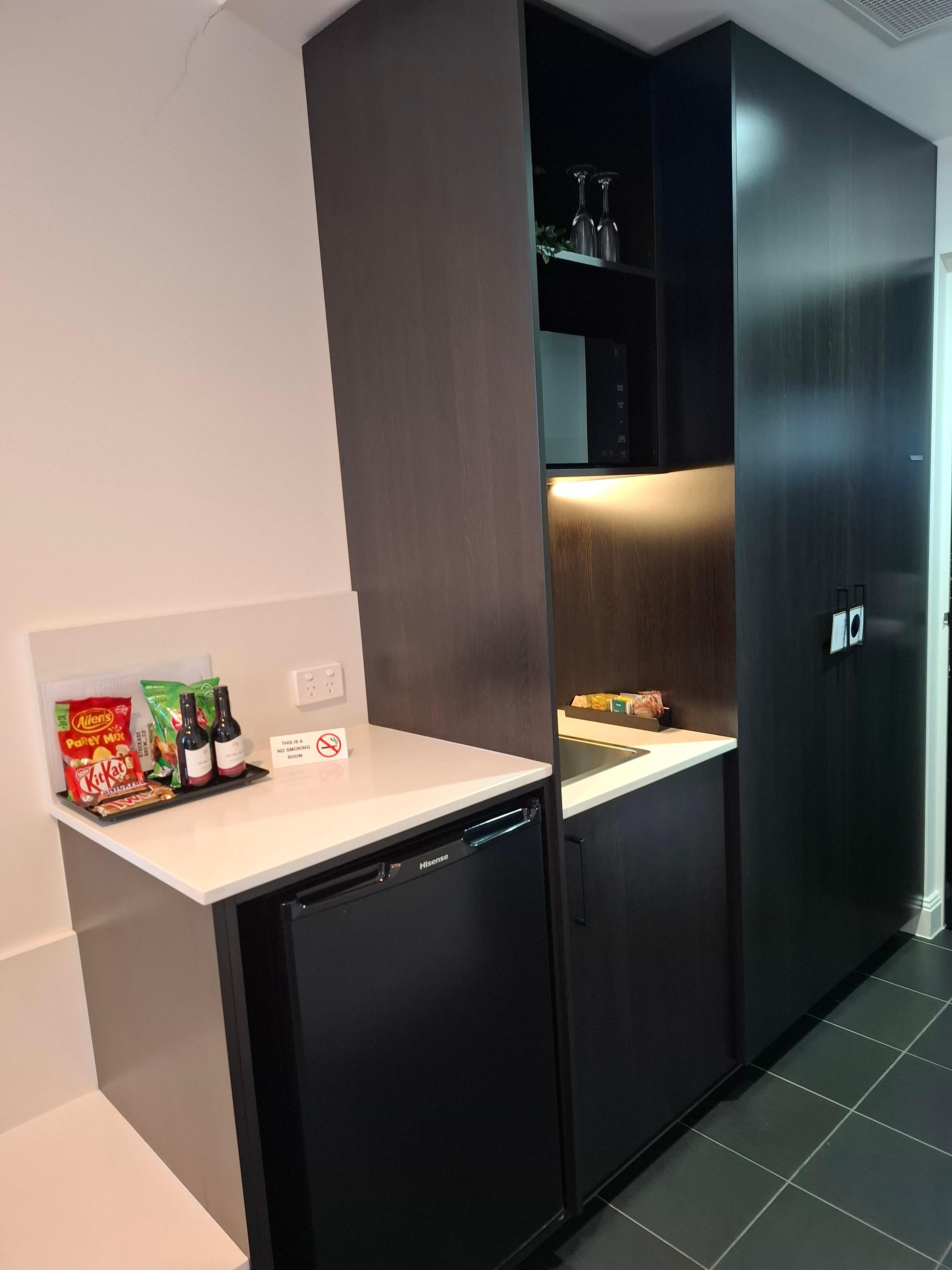 Kitchenette.
