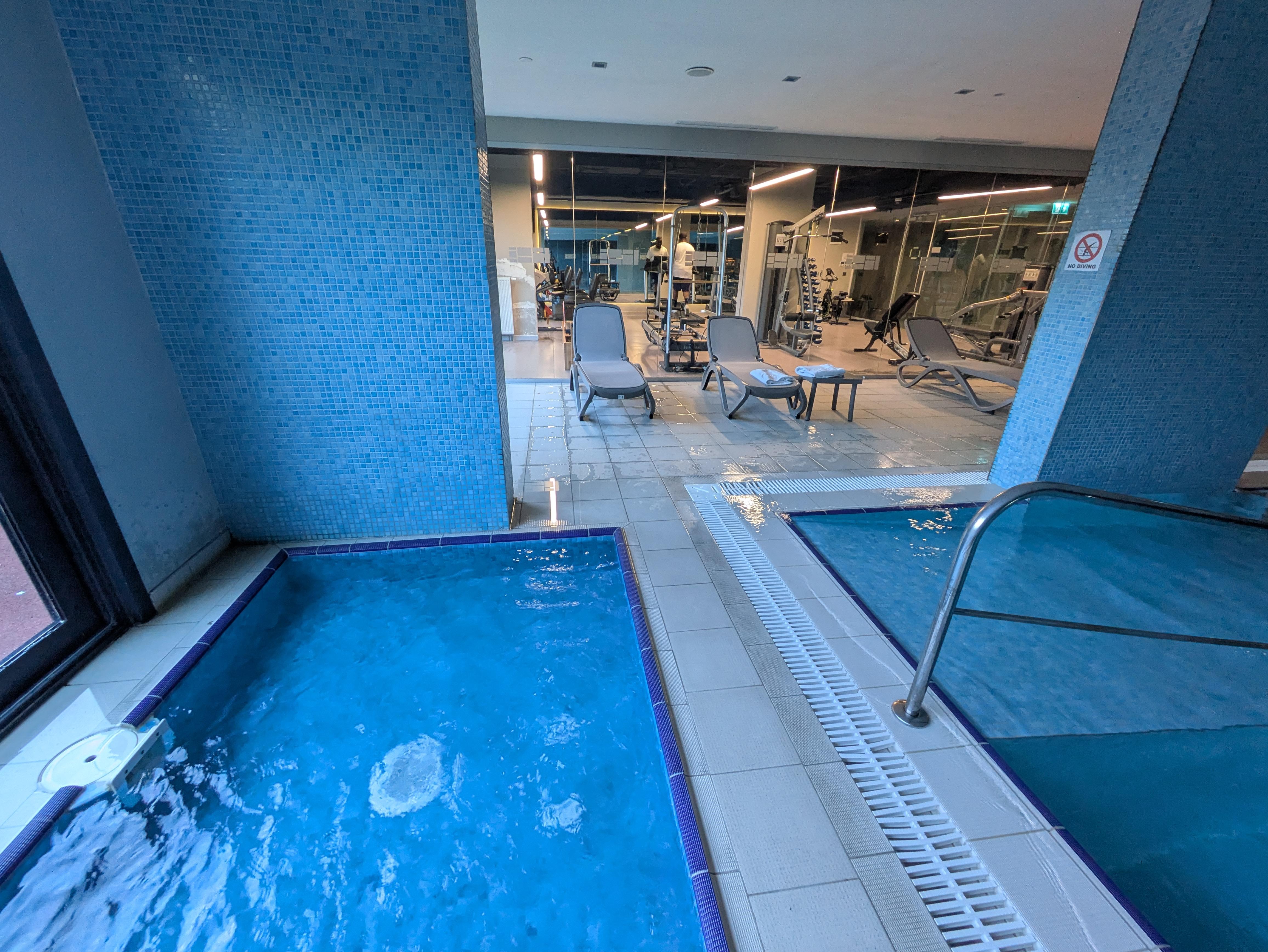 Gym and indoor swimming facilities 