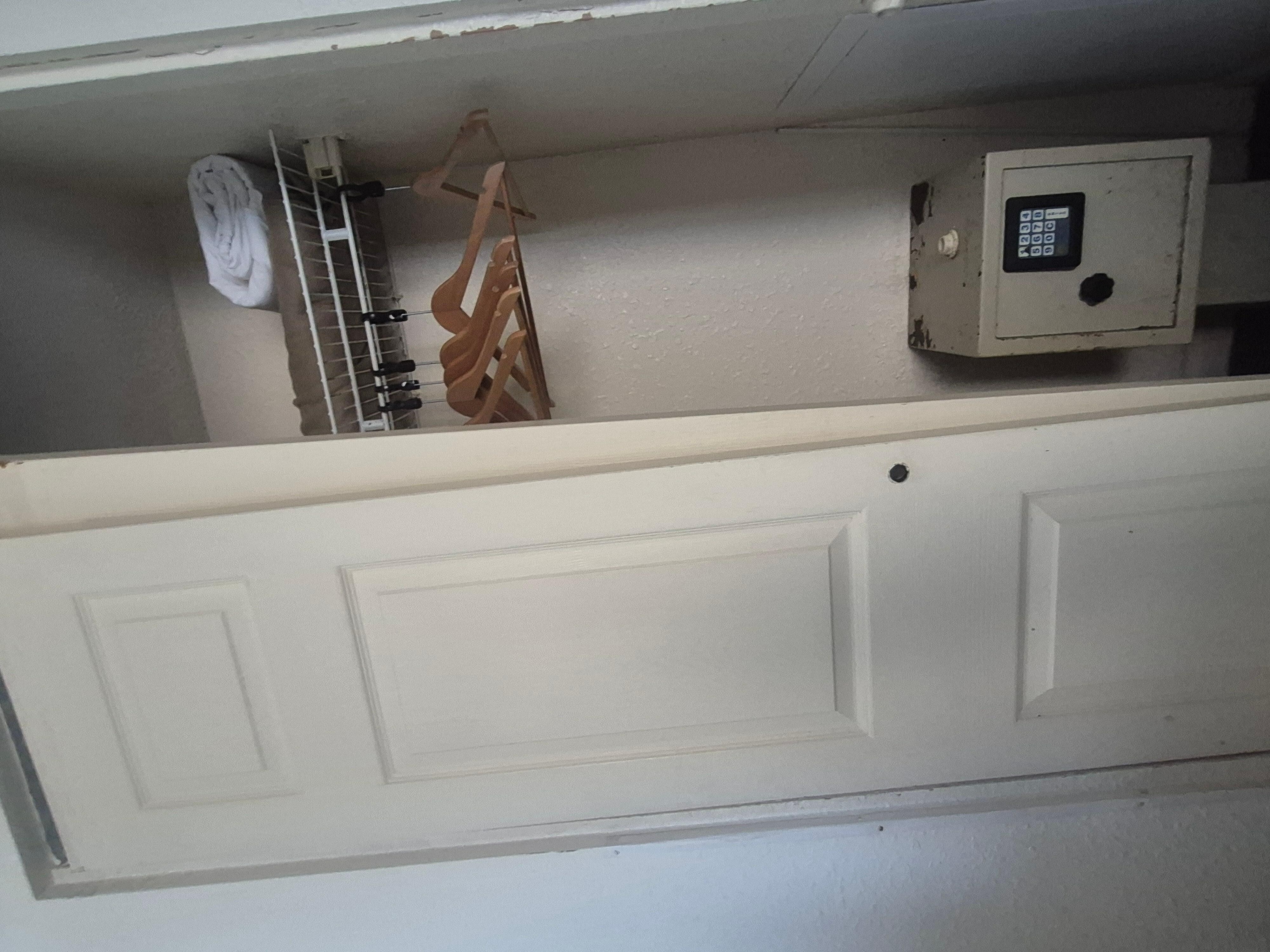 Closet door falling off 