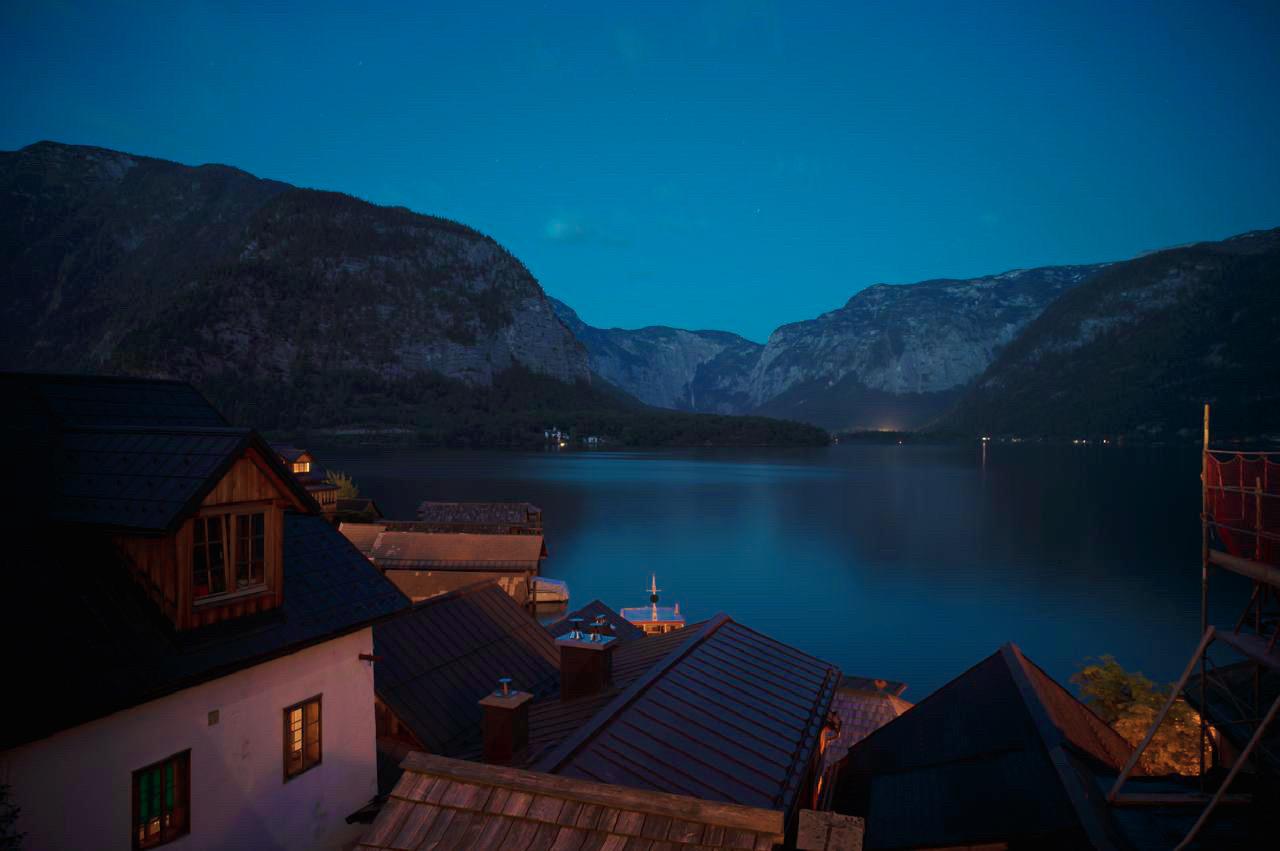 Night time from the window